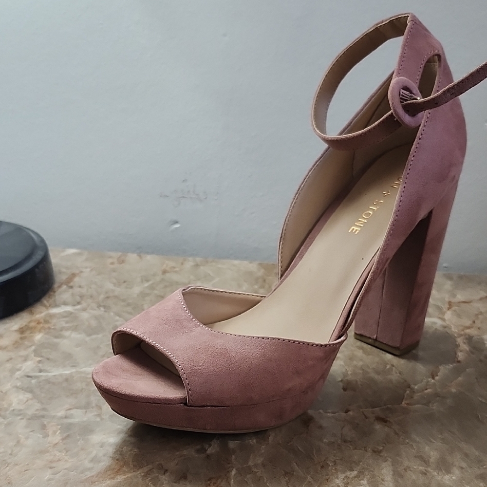 Sun & Stone Elegant Pink Women's Heels